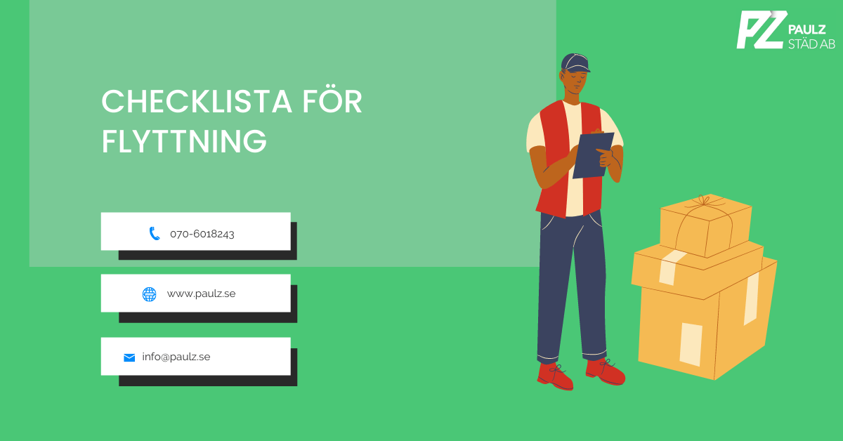 Checklista för flyttning