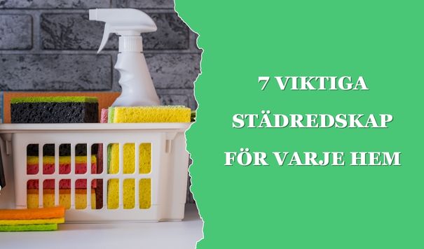 Viktiga rengöringsverktyg för varje hem