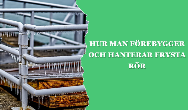 Hur man förebygger och hanterar frysta rör